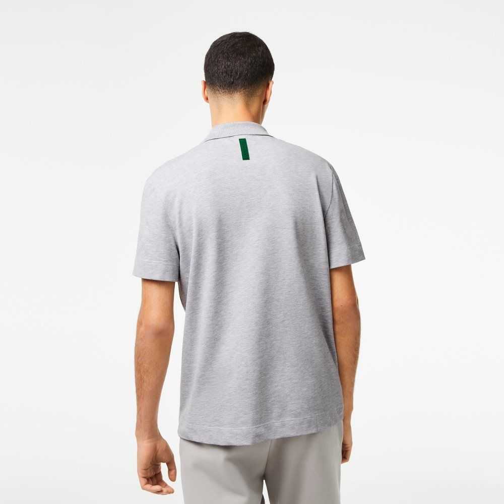 Lacoste Movement Ultra Light Pique Polo Grey Chine | LFE-614397