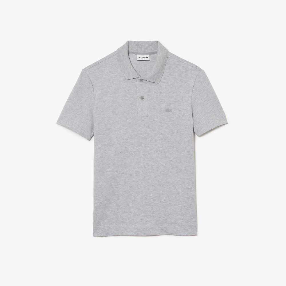 Lacoste Movement Ultra Light Pique Polo Grey Chine | LFE-614397