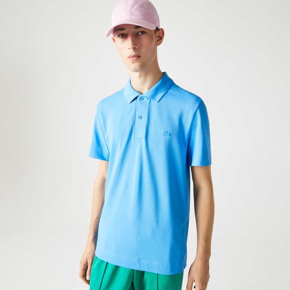 Lacoste Movement Ultra Light Pique Polo Blue | WQV-205813