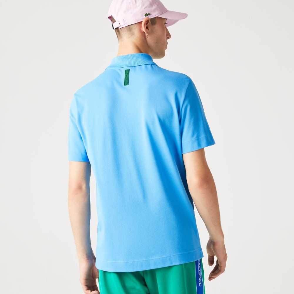 Lacoste Movement Ultra Light Pique Polo Blue | WQV-205813