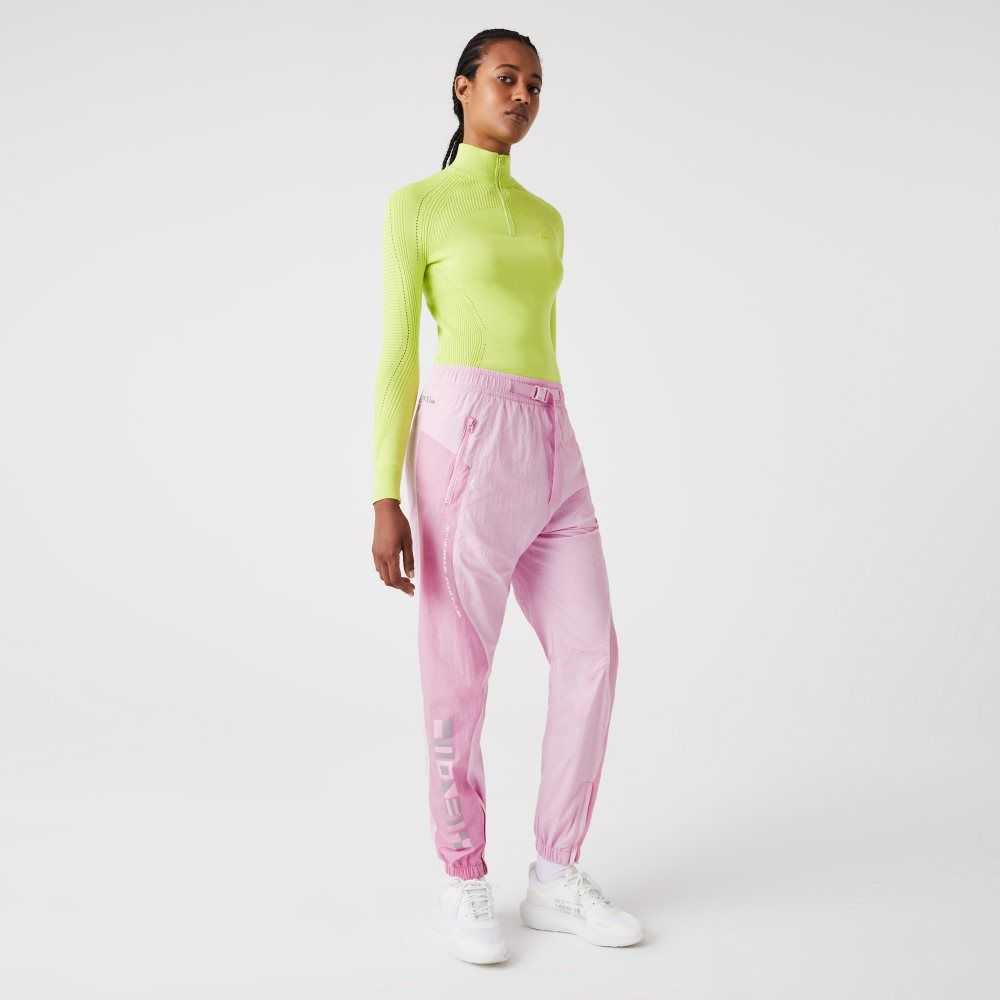 Lacoste Nautical Print Trackpants Pink | RML-153870