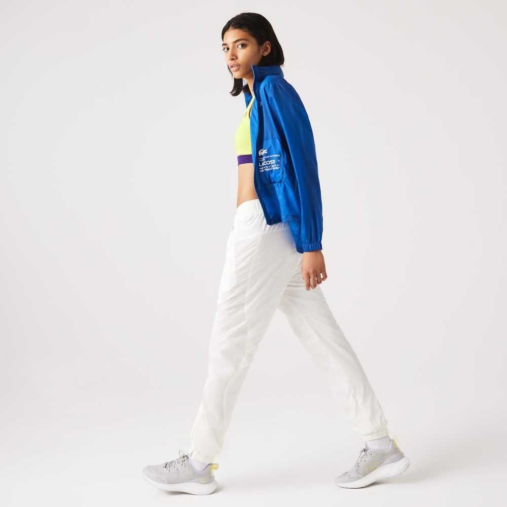 Lacoste Nautical Print Trackpants White | USZ-709124