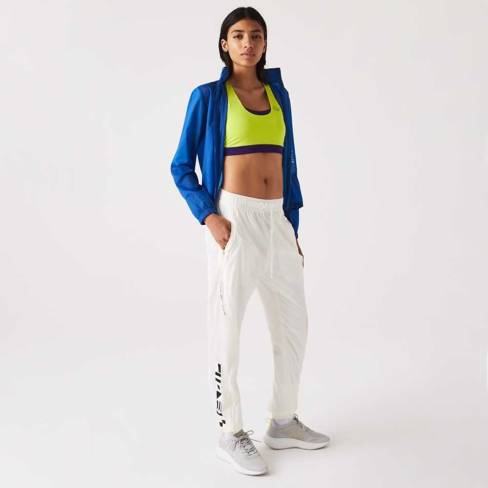 Lacoste Nautical Print Trackpants White | USZ-709124