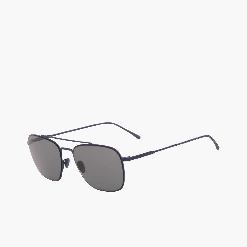 Lacoste Navigator Sunglasses Blue | RXH-720981