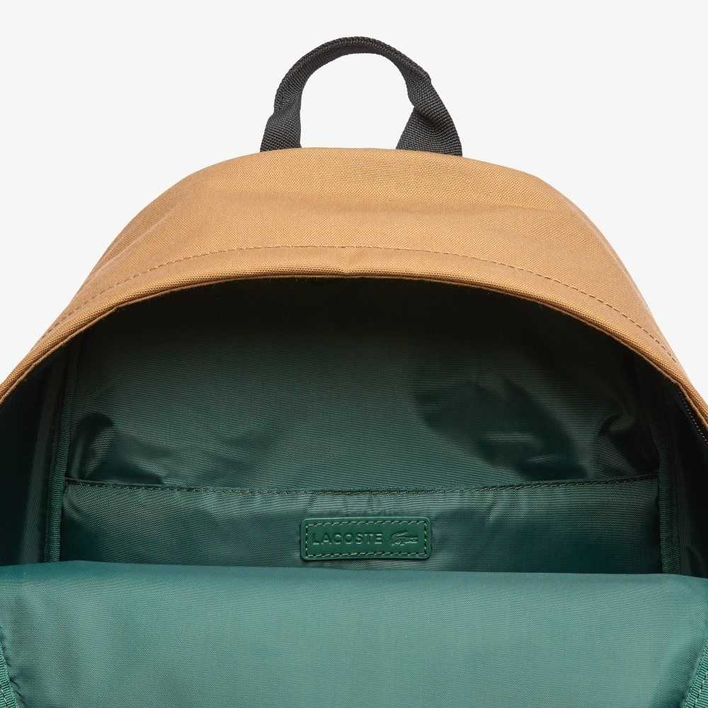 Lacoste Neocroc Canvas Backpack Leafy | GIX-489356