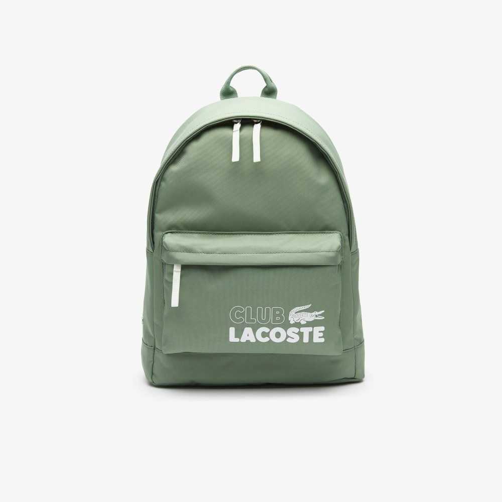 Lacoste Neocroc Contrast Print Backpack Frene Blanc | UNR-640271