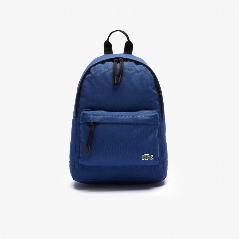 Lacoste Neocroc Small Canvas Backpack Sphere Noir | PVO-407126