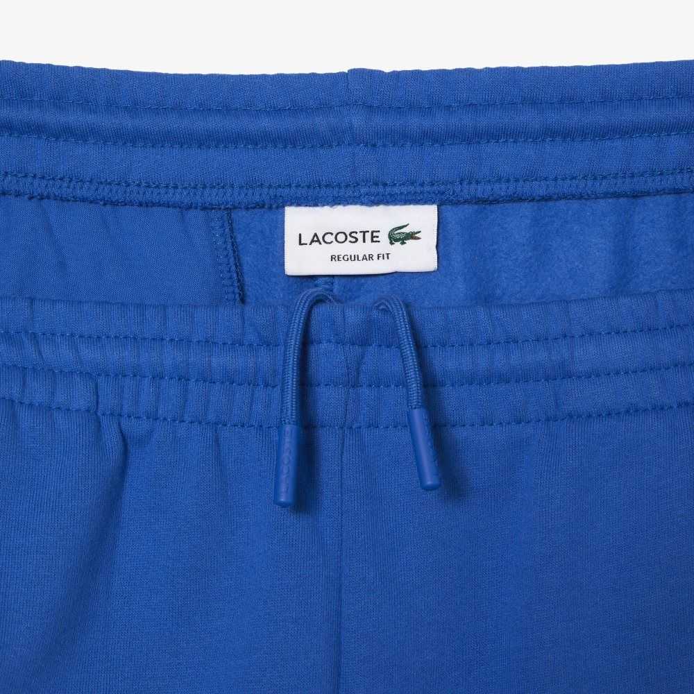 Lacoste Organic Brushed Cotton Fleece Shorts Blue | URF-827634