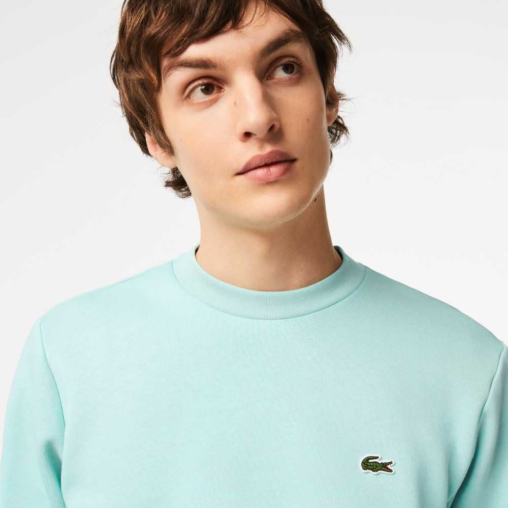 Lacoste Organic Brushed Cotton Sweatshirt Mint | ATK-926140