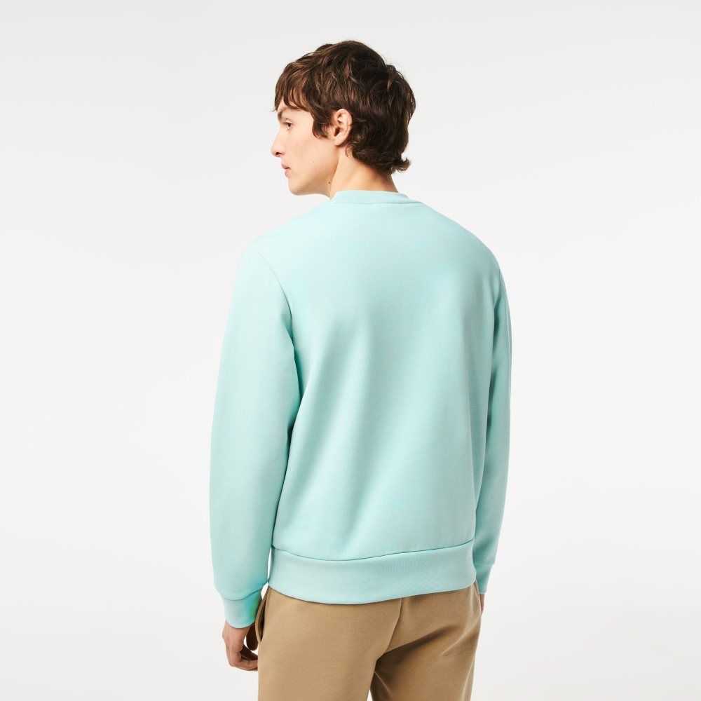 Lacoste Organic Brushed Cotton Sweatshirt Mint | ATK-926140