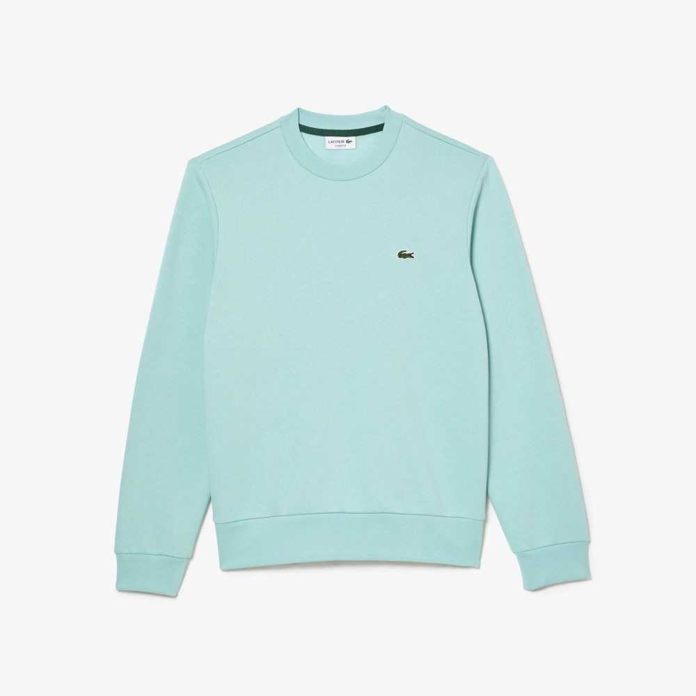 Lacoste Organic Brushed Cotton Sweatshirt Mint | ATK-926140