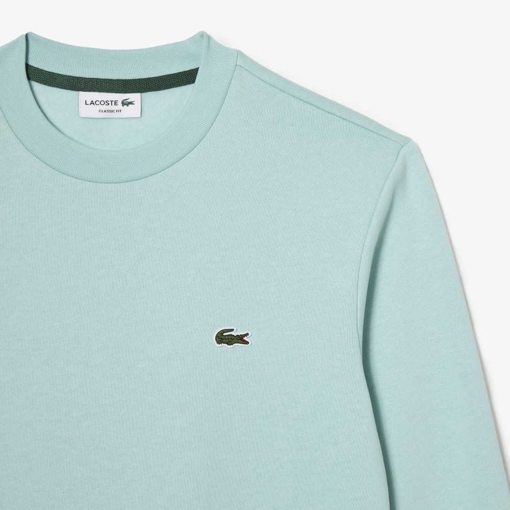 Lacoste Organic Brushed Cotton Sweatshirt Mint | ATK-926140