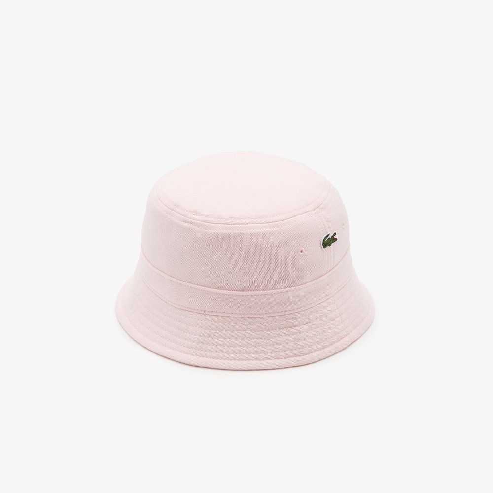 Lacoste Organic Cotton Bucket Hat Light Pink | ABC-254183