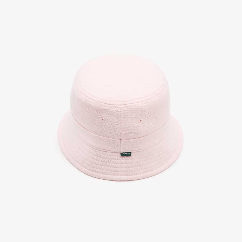 Lacoste Organic Cotton Bucket Hat Light Pink | ABC-254183