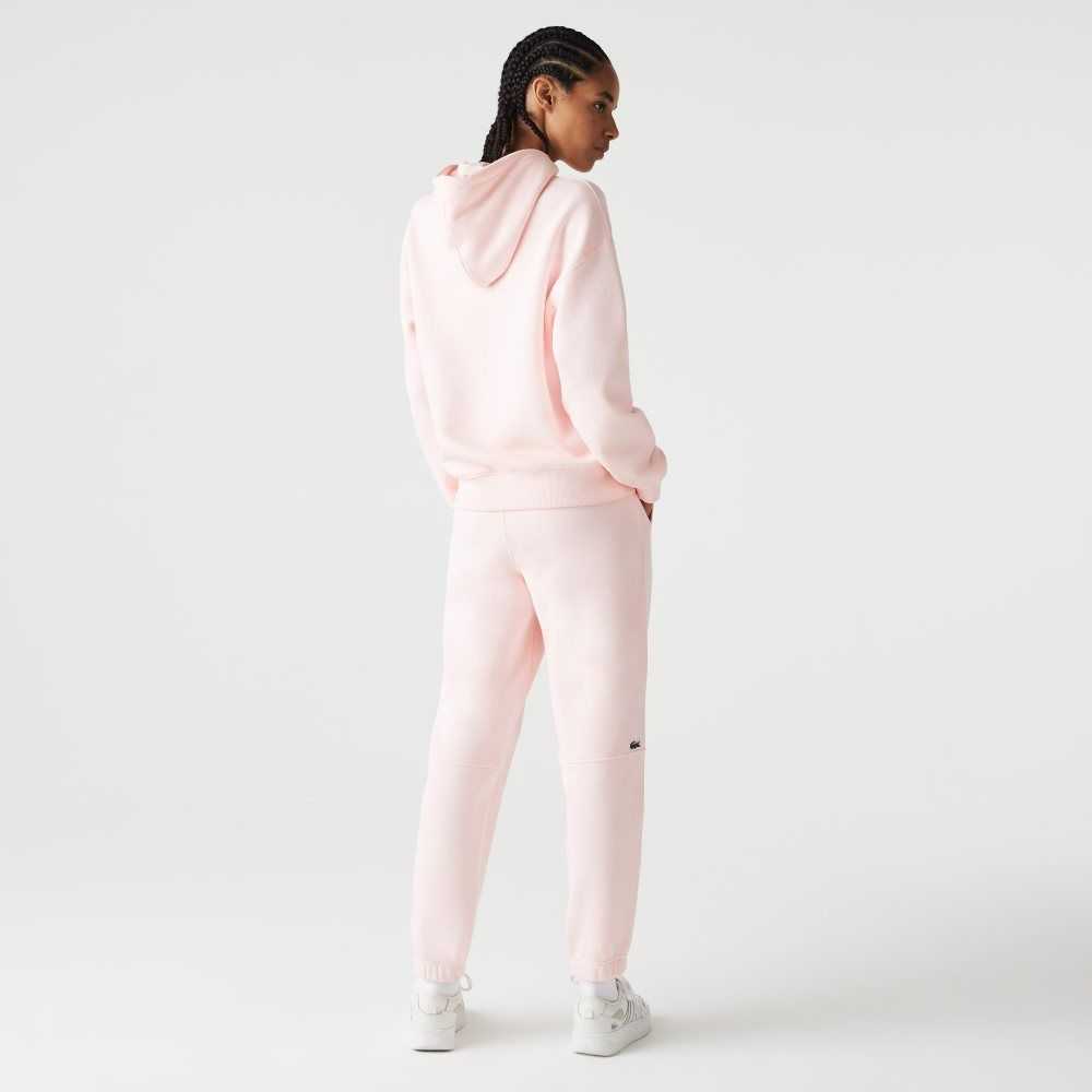 Lacoste Organic Cotton Fleece Trackpants Light Pink | ERI-087162