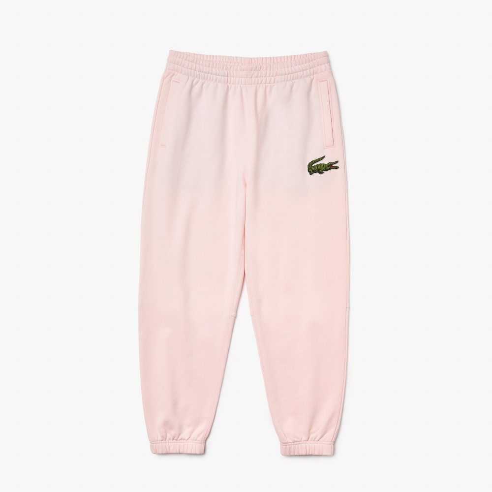 Lacoste Organic Cotton Fleece Trackpants Light Pink | ERI-087162