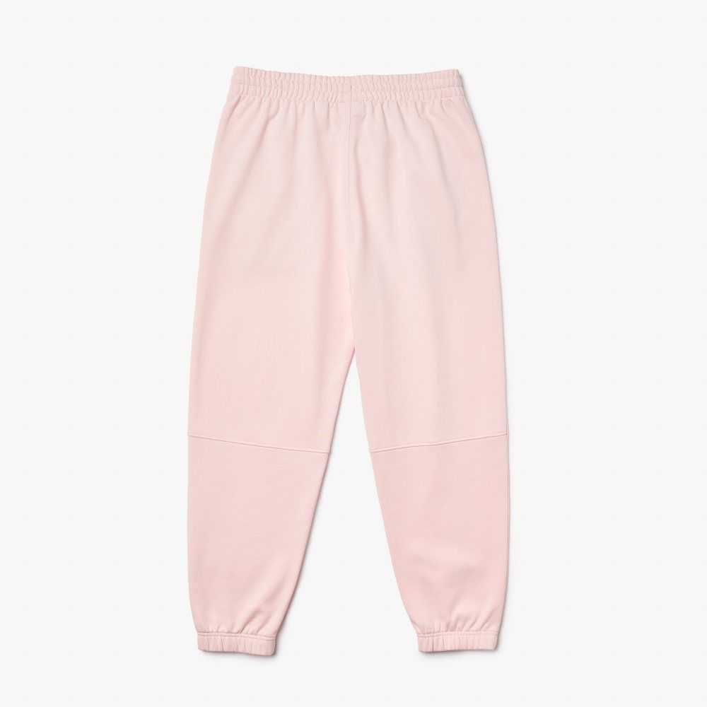 Lacoste Organic Cotton Fleece Trackpants Light Pink | ERI-087162