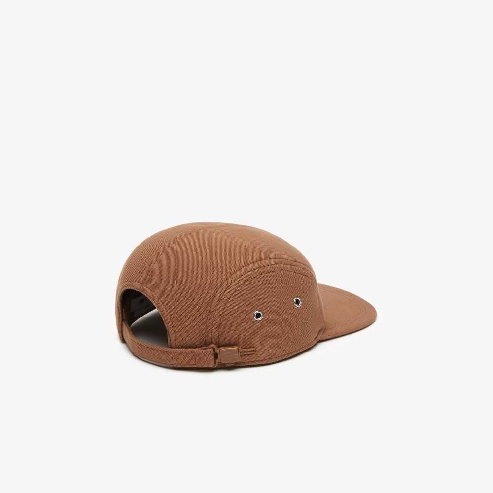 Lacoste Organic Cotton Girolle Cap Light Brown | CFA-470629