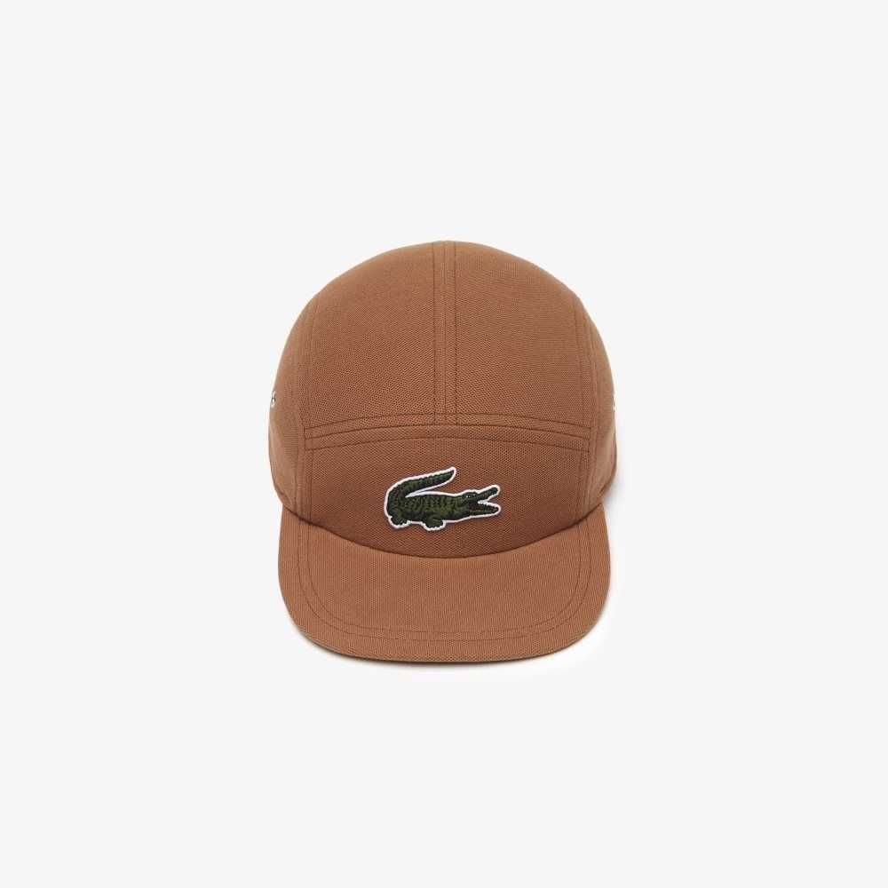 Lacoste Organic Cotton Girolle Cap Light Brown | CFA-470629