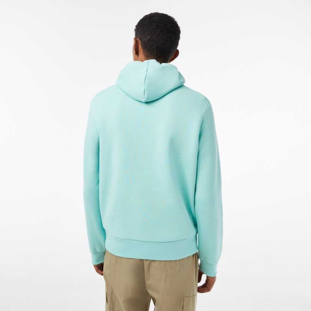 Lacoste Organic Cotton Hooded Sweatshirt Mint | WLT-792851