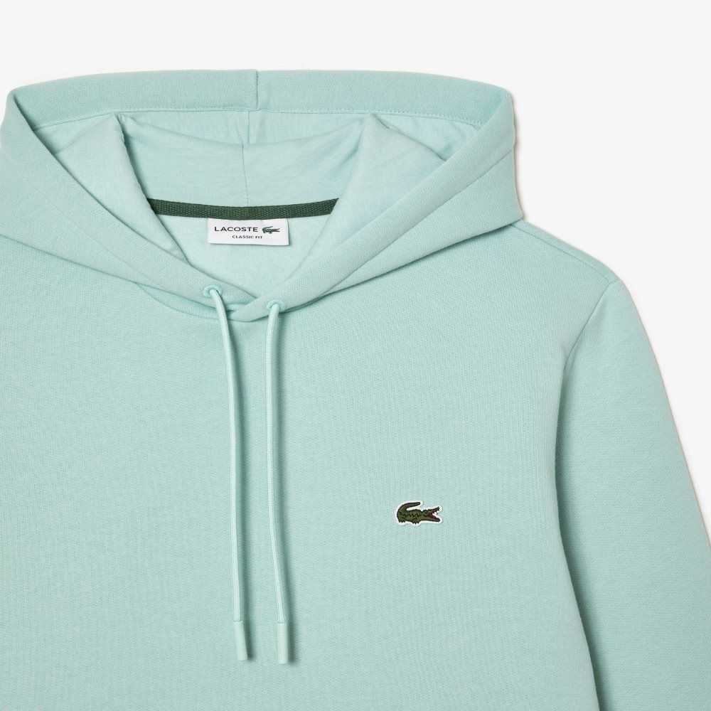 Lacoste Organic Cotton Hooded Sweatshirt Mint | WLT-792851