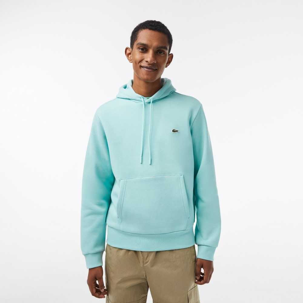 Lacoste Organic Cotton Hooded Sweatshirt Mint | WLT-792851