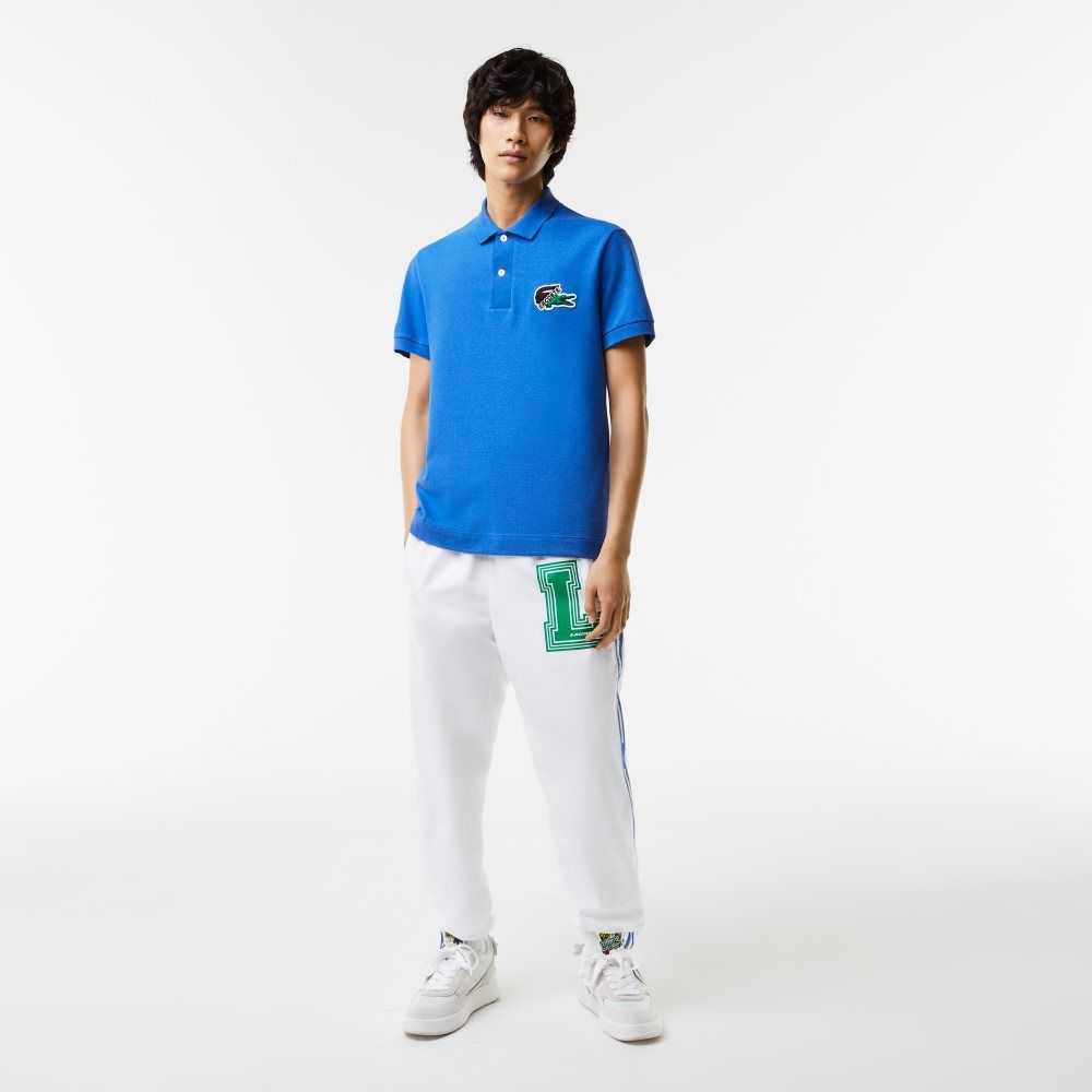 Lacoste Organic Cotton Pique Polo Blue | NSI-301529