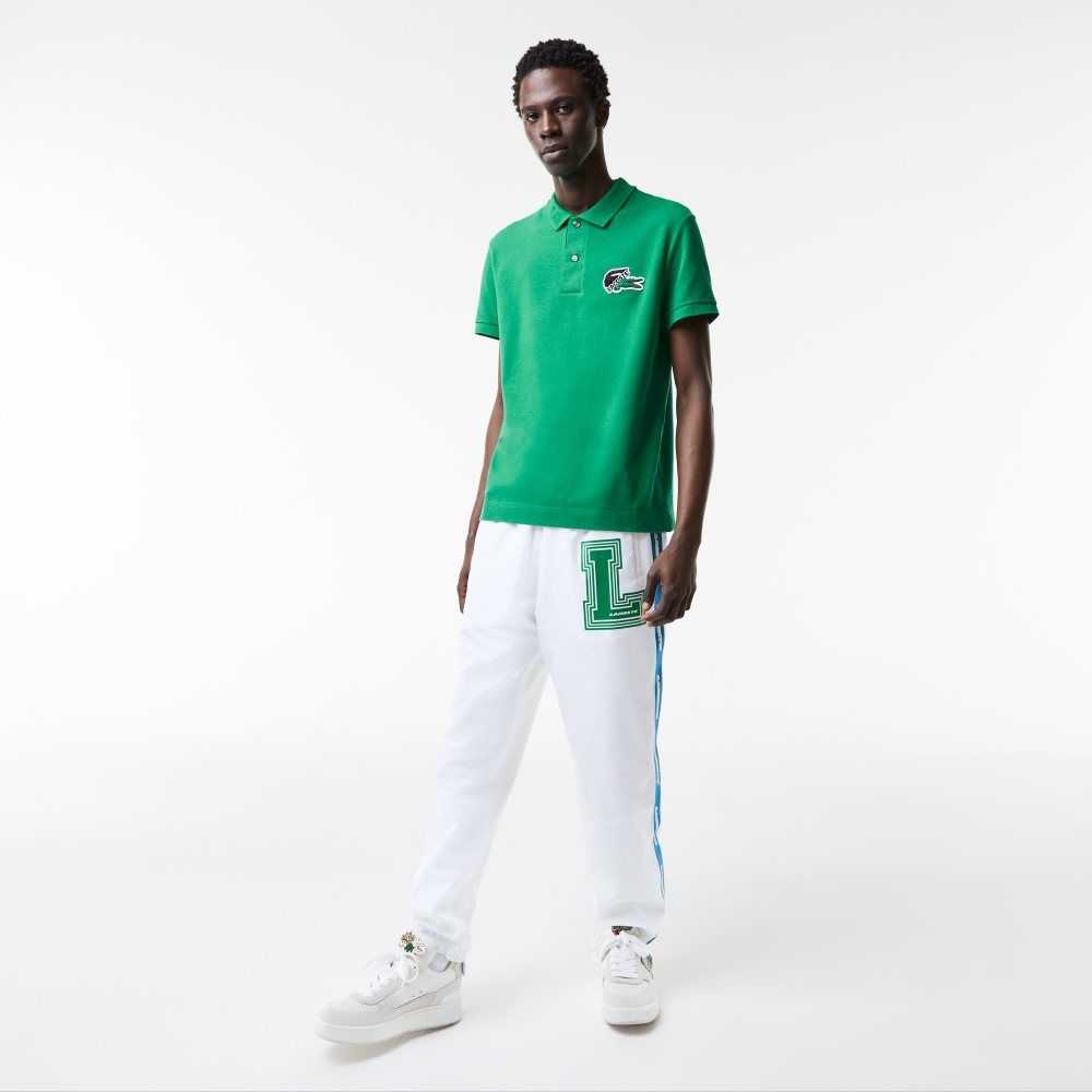 Lacoste Organic Cotton Pique Polo Green | ROD-872543