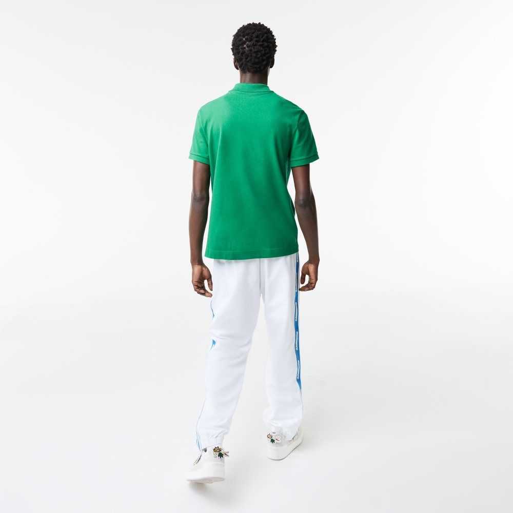 Lacoste Organic Cotton Pique Polo Green | ROD-872543