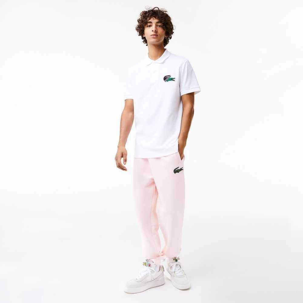 Lacoste Organic Cotton Pique Polo White | YUD-461753