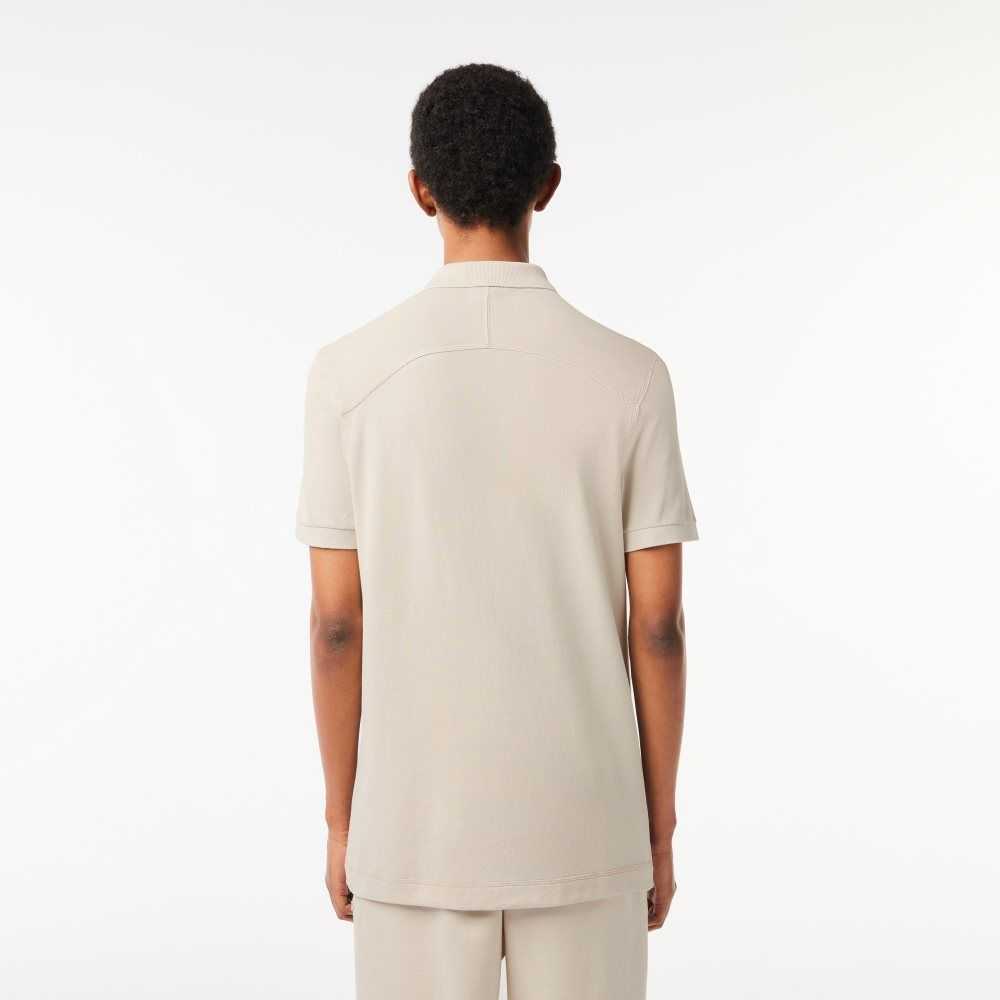 Lacoste Organic Cotton Polo Beige | NDI-934710