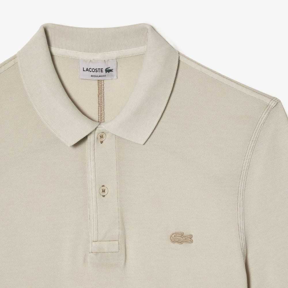 Lacoste Organic Cotton Polo Beige | NDI-934710