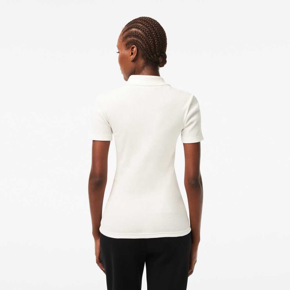 Lacoste Organic Cotton Polo Shirt White | MXG-705419