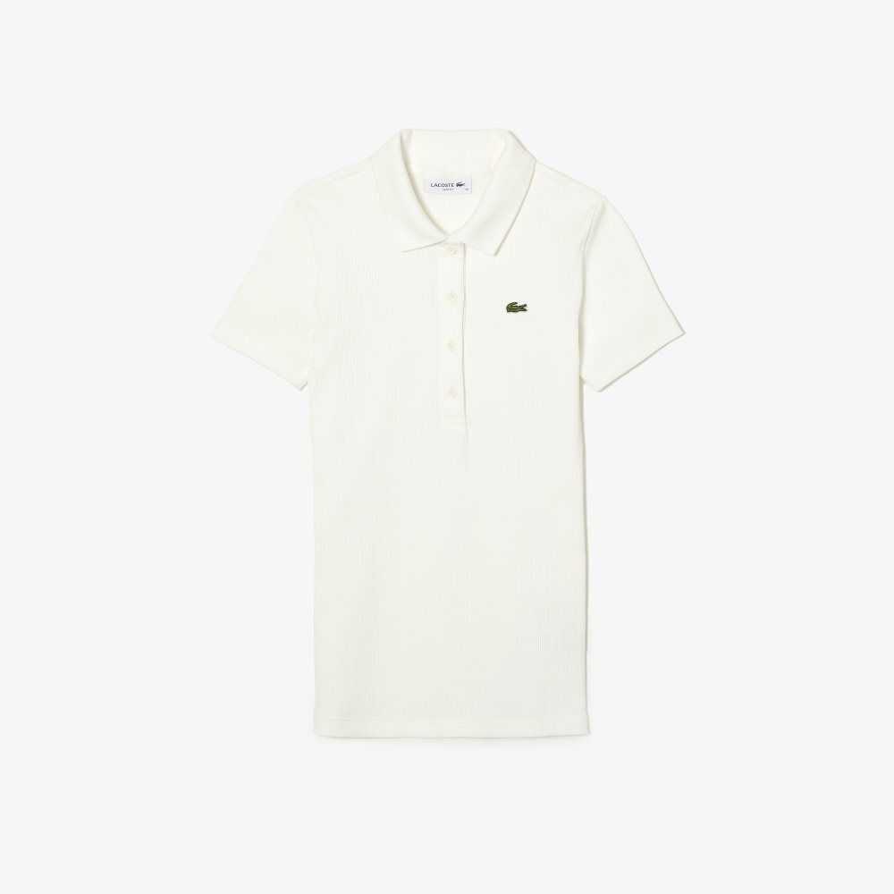 Lacoste Organic Cotton Polo Shirt White | MXG-705419