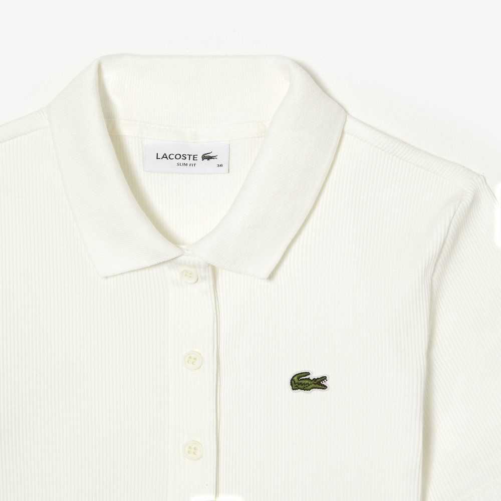 Lacoste Organic Cotton Polo Shirt White | MXG-705419