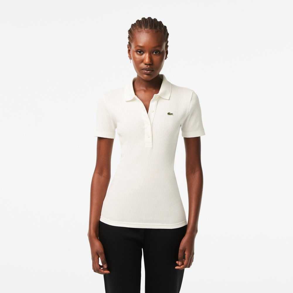 Lacoste Organic Cotton Polo Shirt White | MXG-705419