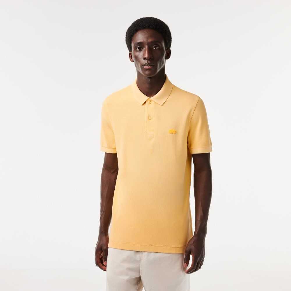 Lacoste Organic Cotton Polo Yellow | EWG-790253