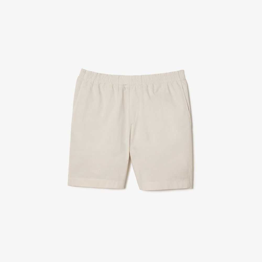 Lacoste Organic Cotton Shorts Beige | OKE-579143