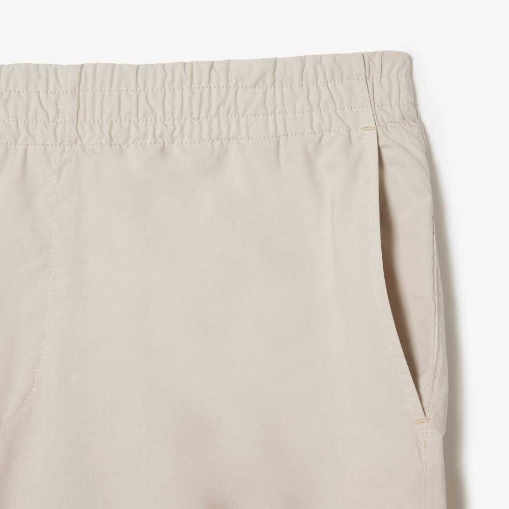 Lacoste Organic Cotton Shorts Beige | OKE-579143