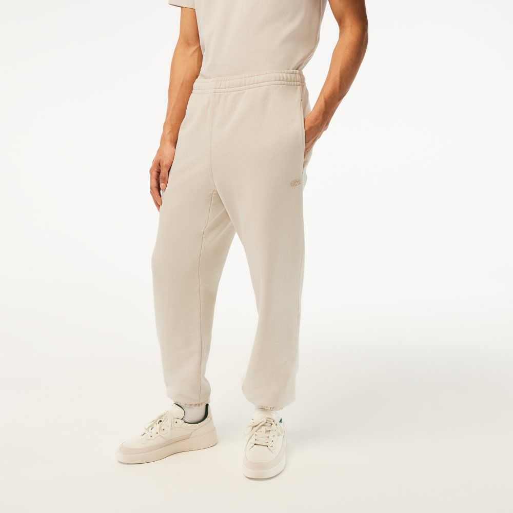 Lacoste Organic Cotton Track Pants Beige | KZU-098723