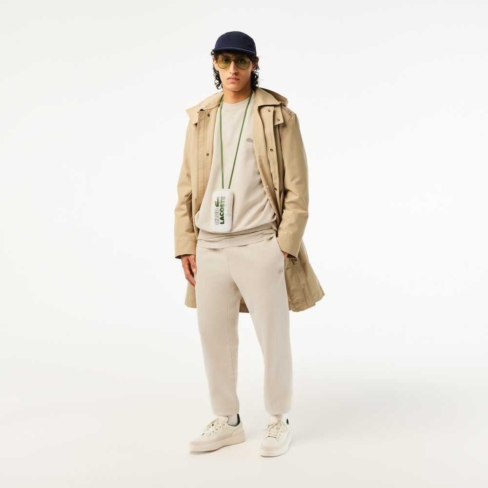 Lacoste Organic Cotton Track Pants Beige | KZU-098723