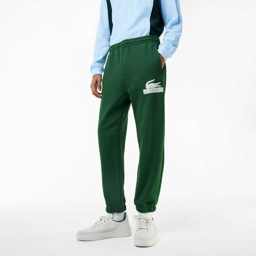 Lacoste Organic Cotton Track Pants Green | MTL-872059