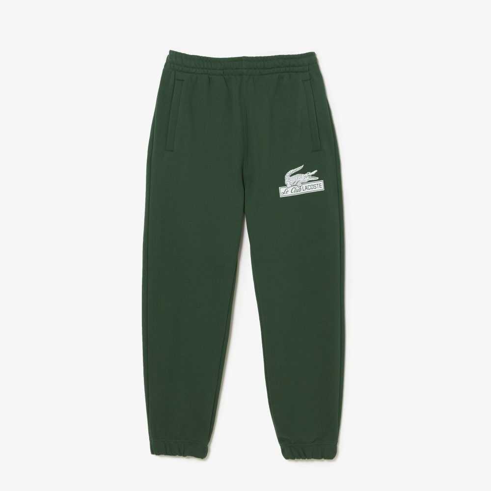 Lacoste Organic Cotton Track Pants Green | MTL-872059