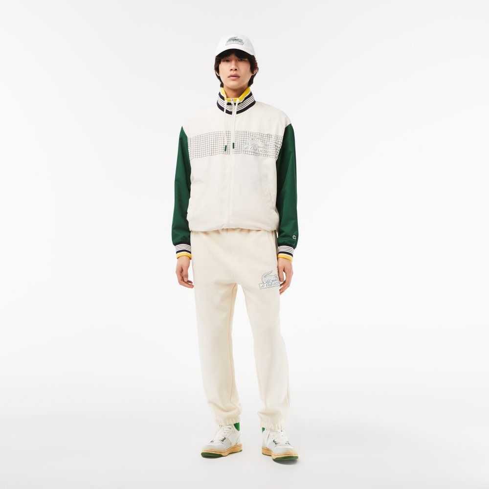 Lacoste Organic Cotton Track Pants White | HCF-217594