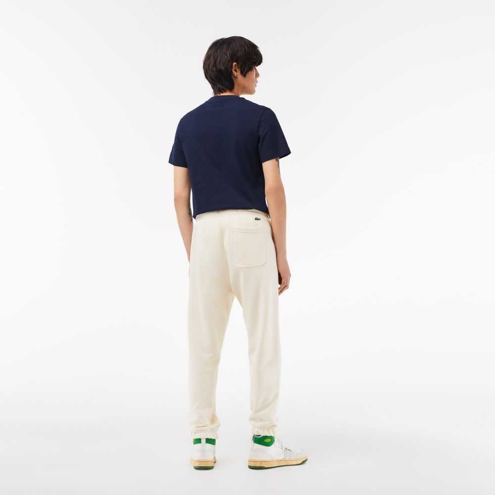 Lacoste Organic Cotton Track Pants White | HCF-217594