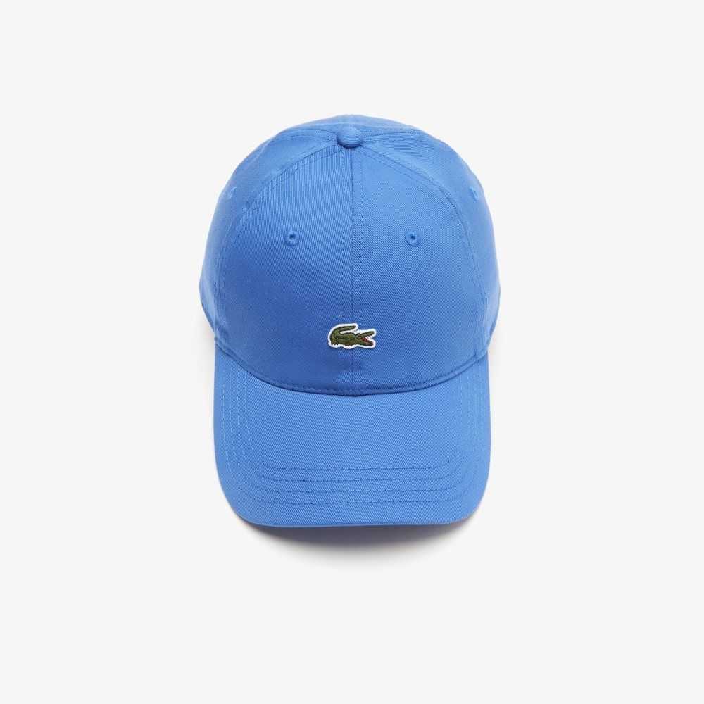 Lacoste Organic Cotton Twill Cap Blue | YIJ-568324