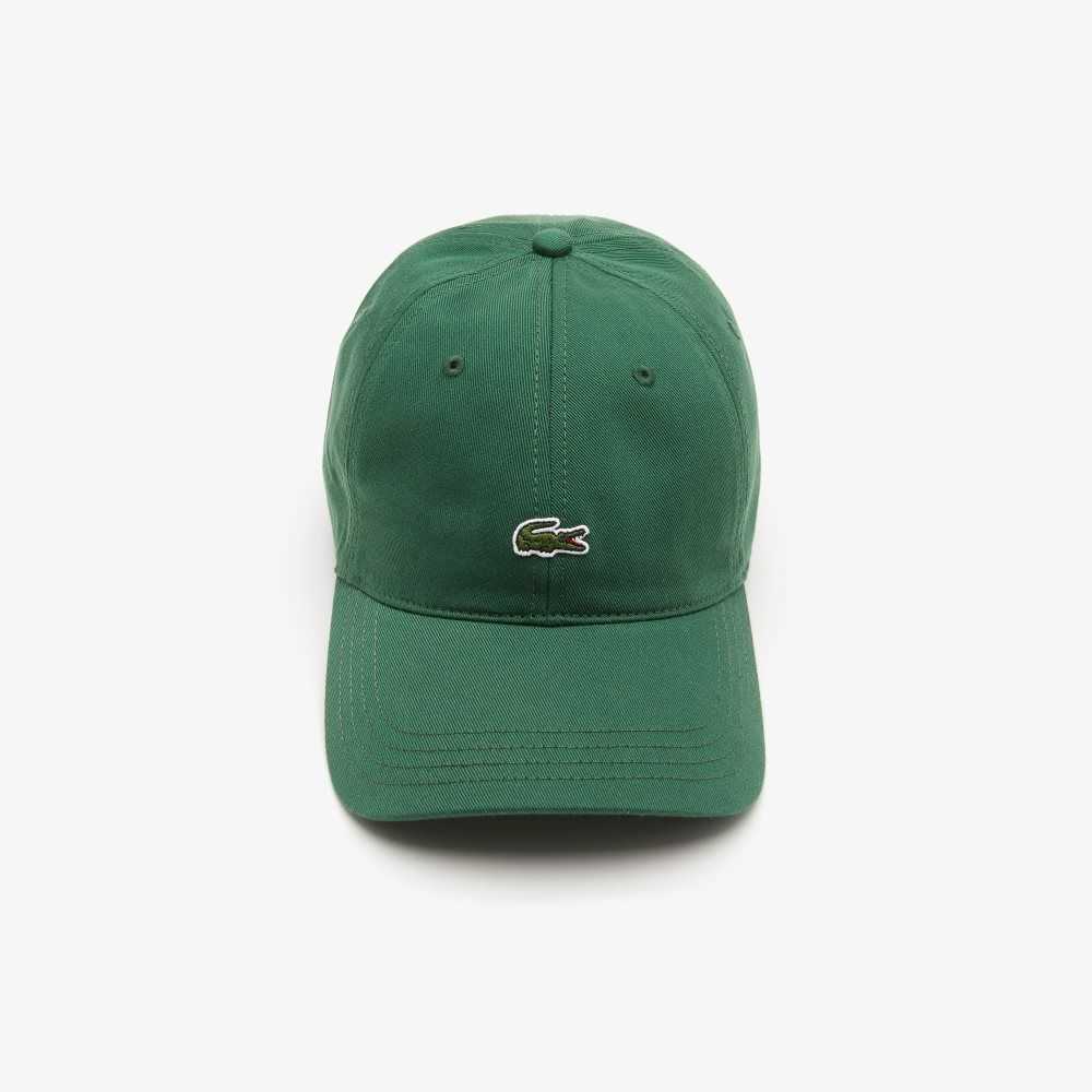 Lacoste Organic Cotton Twill Cap Green | SKB-694217