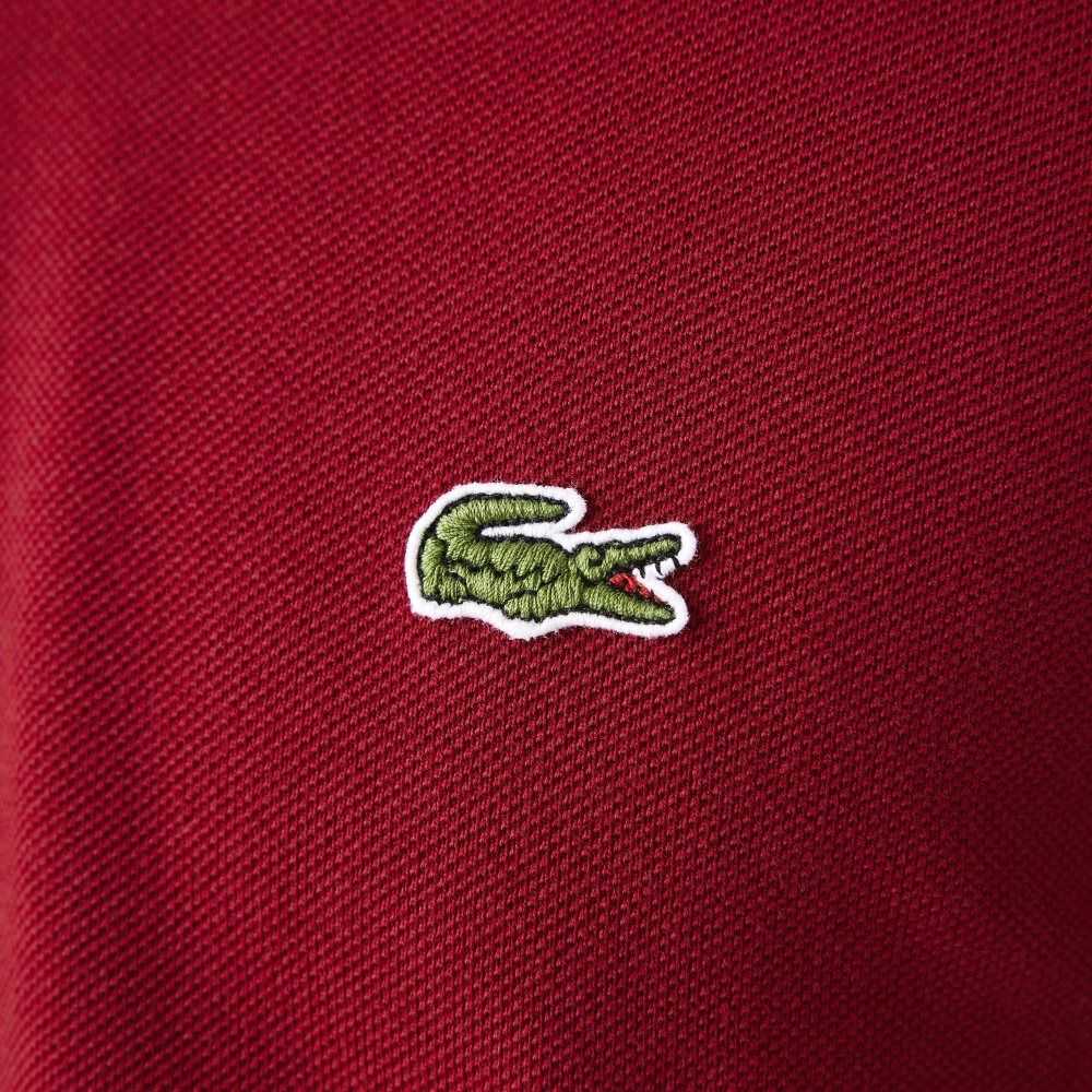 Lacoste Original L.12.12 Long Sleeve Cotton Polo Bordeaux | QSL-614829