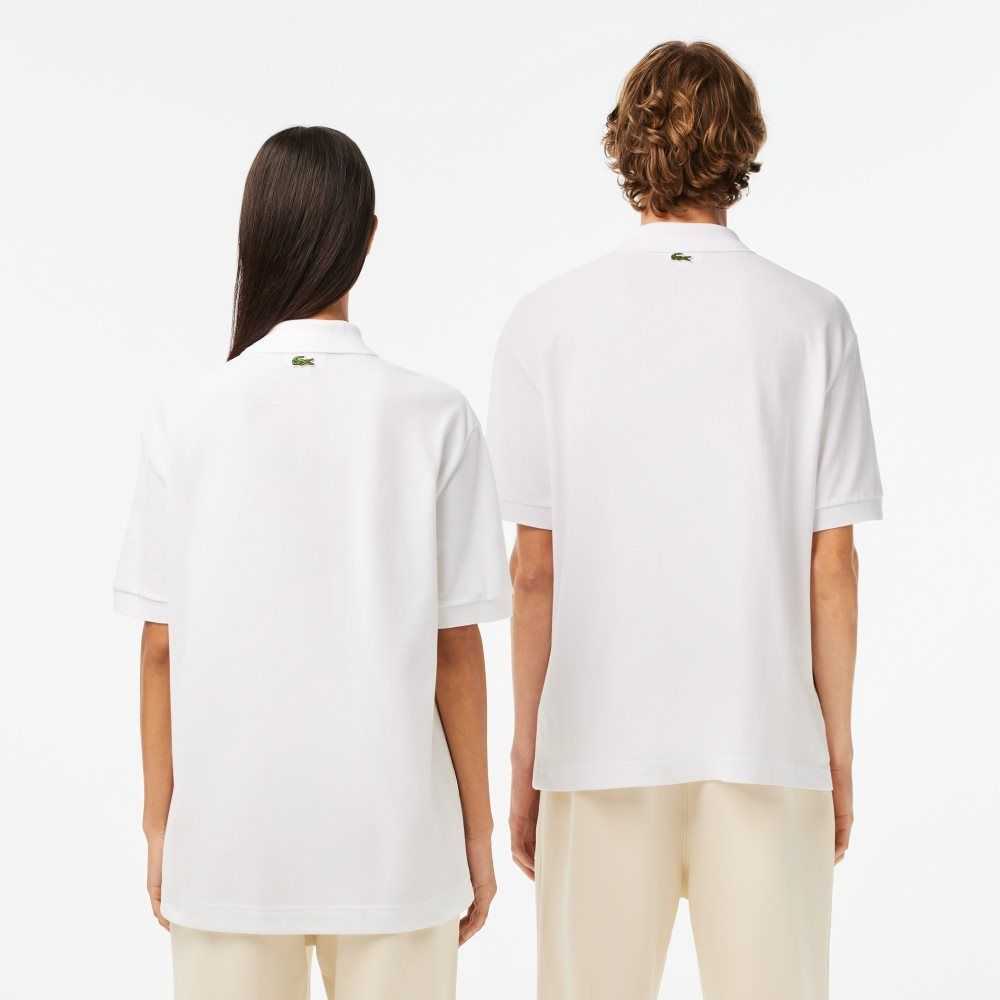 Lacoste Original L.12.12 Loose fit 80's crocodile Polo White | IFN-587204