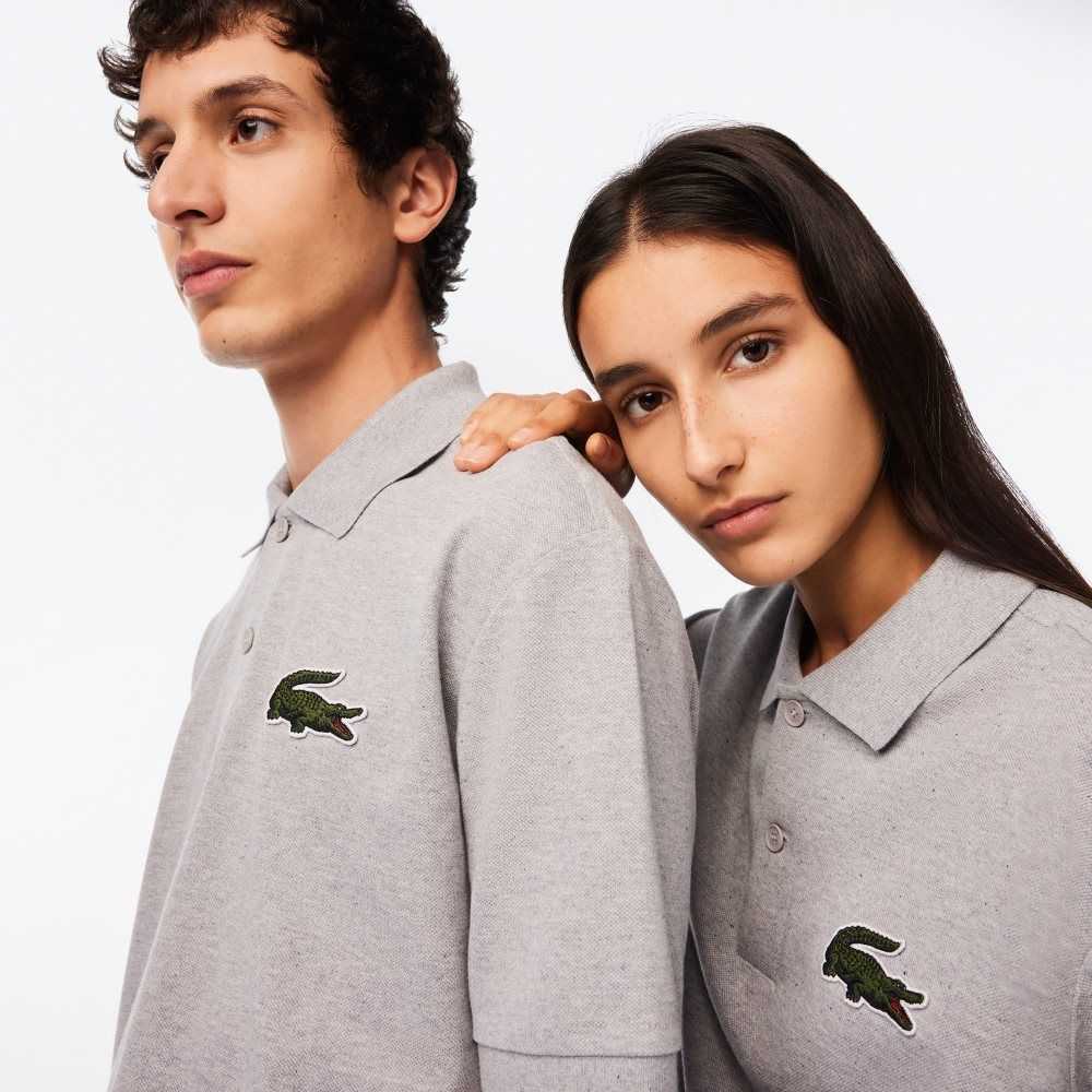 Lacoste Original L.12.12 Loose fit 80's crocodile Polo Grey Chine | OGJ-913064